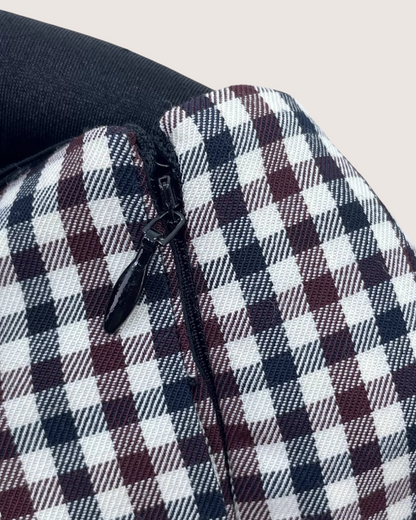 Miu Miu Gingham Belted Mini Skirt
