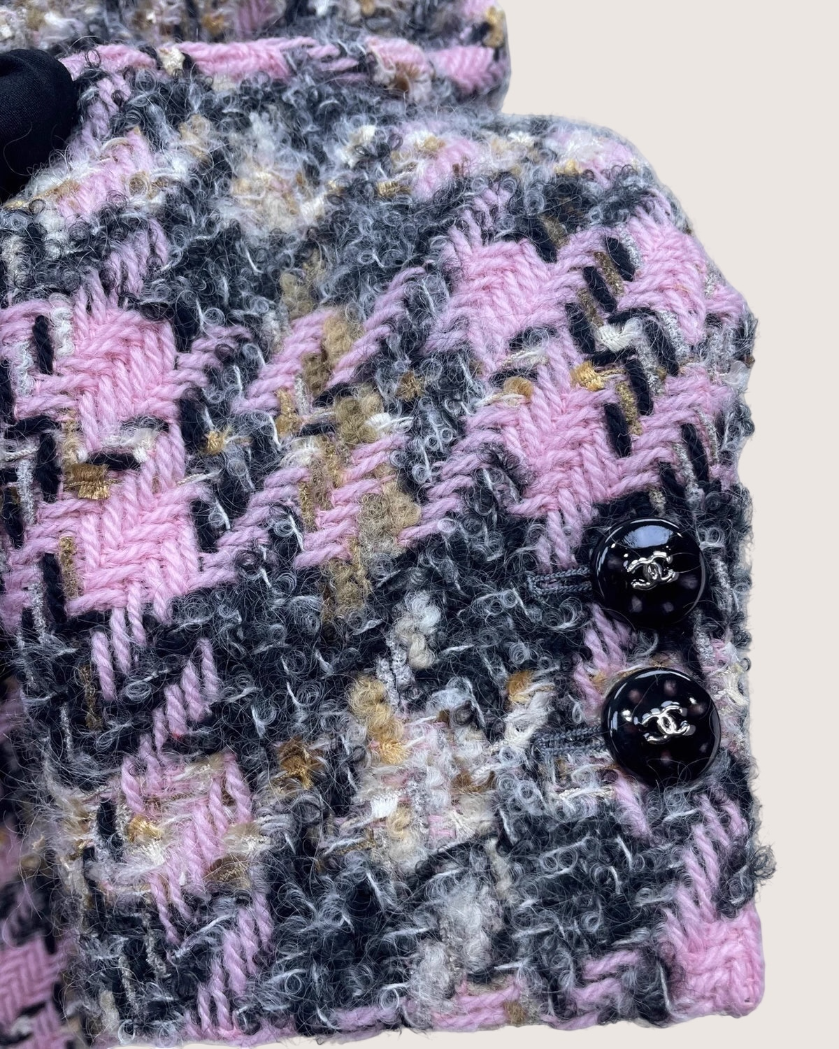 Chanel 24K Houndstooth Jacket - view 5