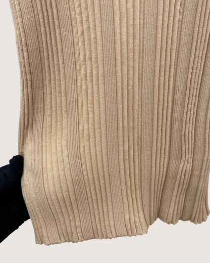 Chanel 26M Knit Slim Short-Sleeve Logo Top - view 5