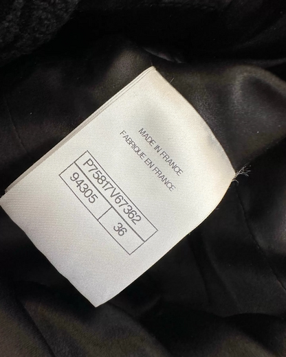 Chanel 23K Camellia Tweed Coat