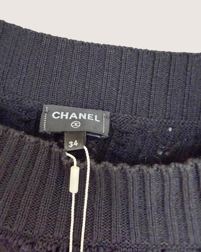 Chanel 24M Coco Beach Off-Shoulder Openwork Top - view 5