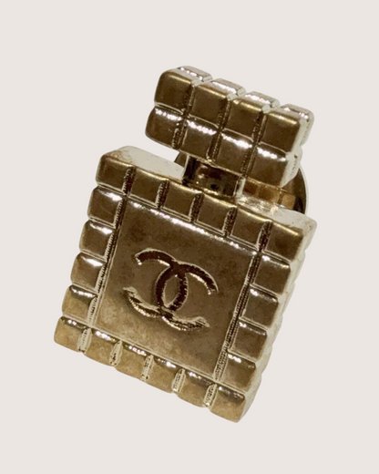 Chanel 21P Three-Piece Charm Brooch Gold One Size