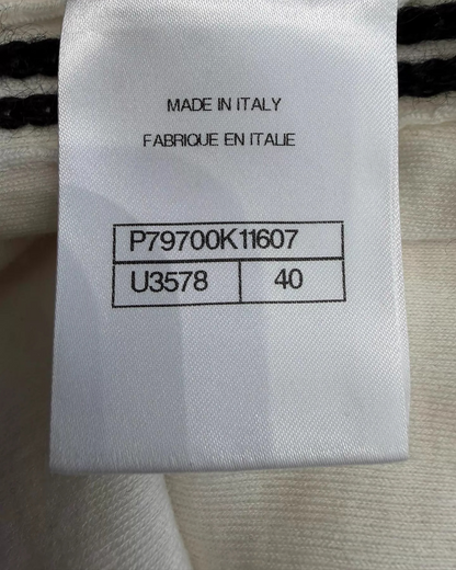 Chanel 25N Coco Neige Ski Top White, Black FR 40