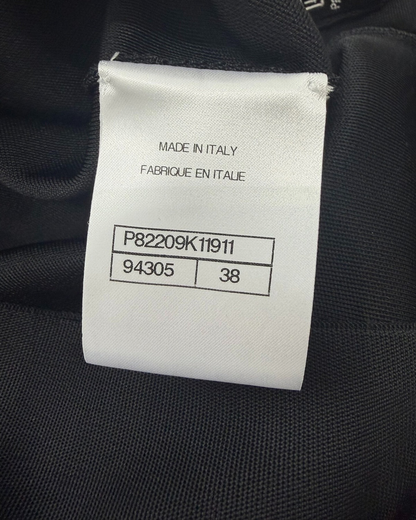 Chanel 26S Silk Cardigan Black FR 38