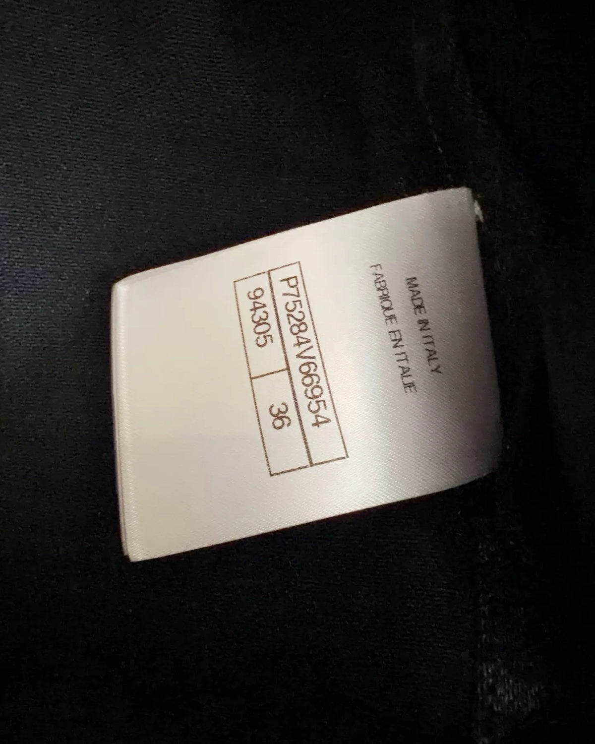 Chanel 23A Camellia Denim Jacket Black, Grey FR 36
