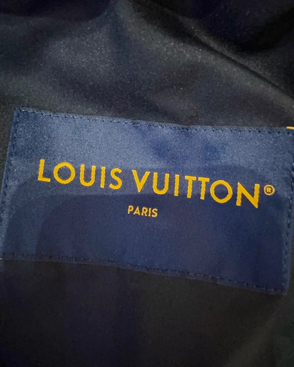 Louis Vuitton Monogram Rope-Logo Jacket Navy, White, Gold One Size