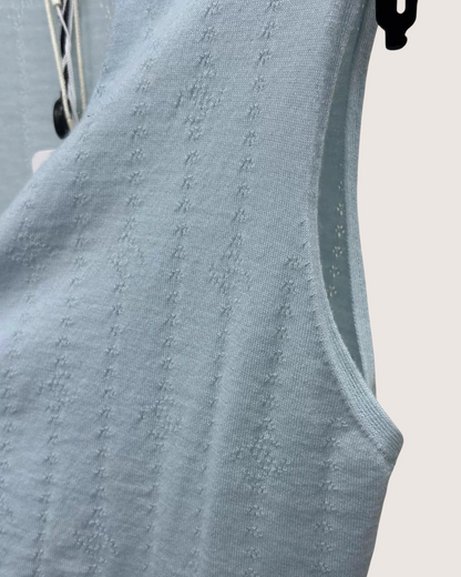Chanel 21K CC Knit Openwork Tie Top - view 5