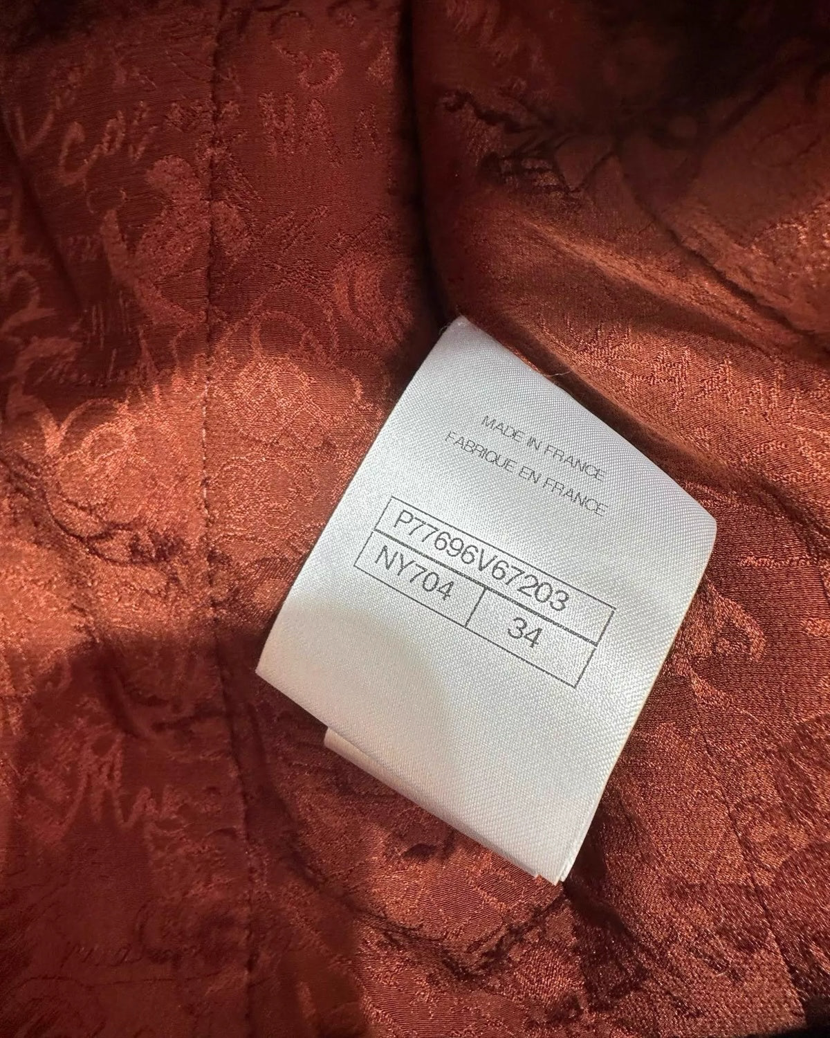 Chanel 24A Camellia Tweed Jacket