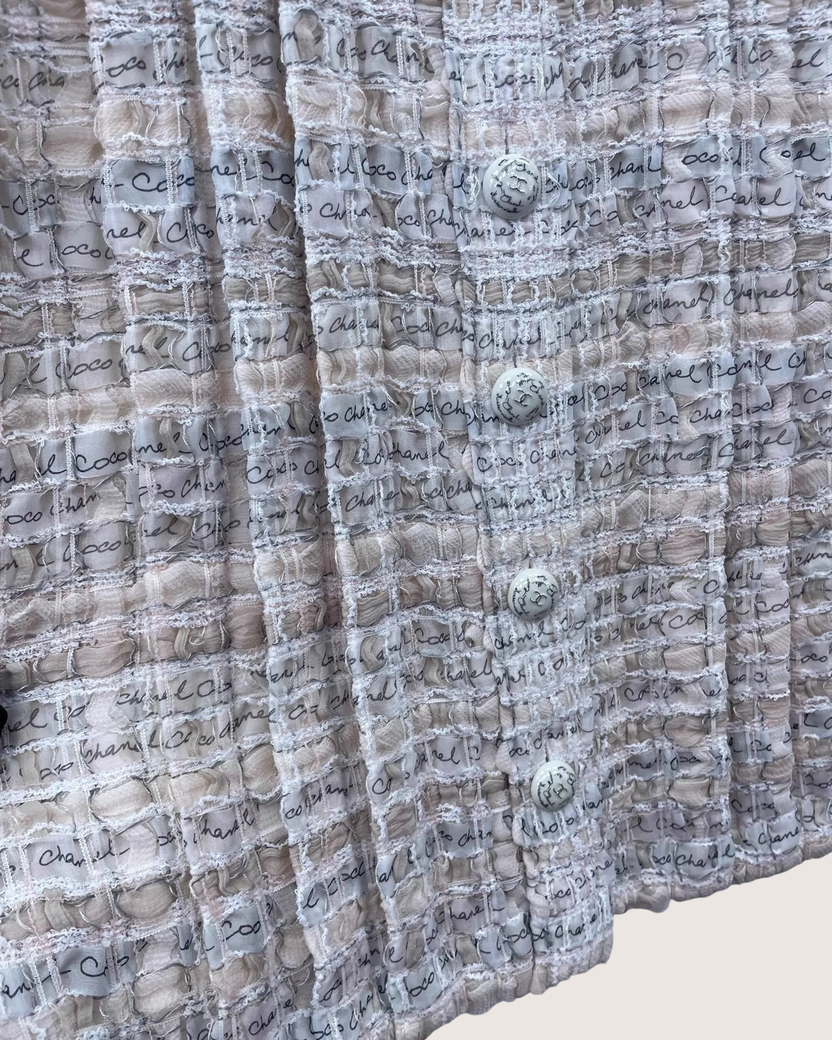 Chanel 22C Coco Chanel Tweed Vest
