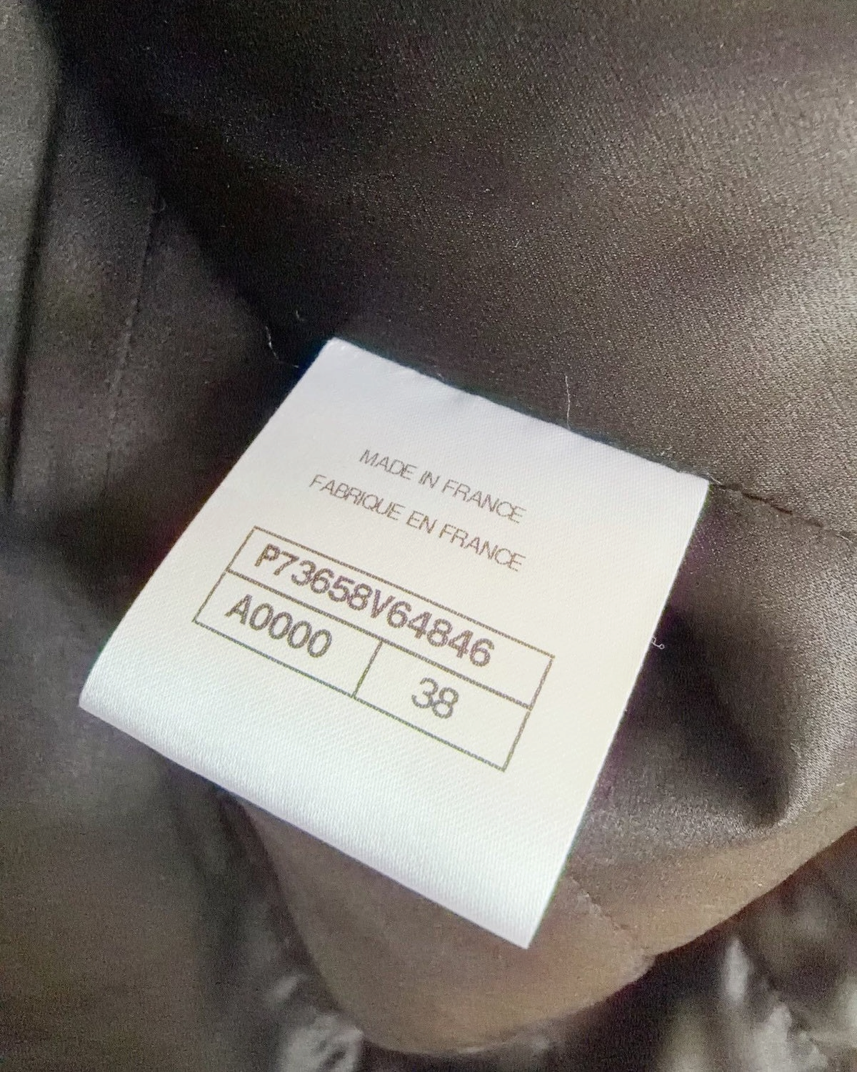 Chanel 22K Sequin Check Tweed Vest Black, White FR 38