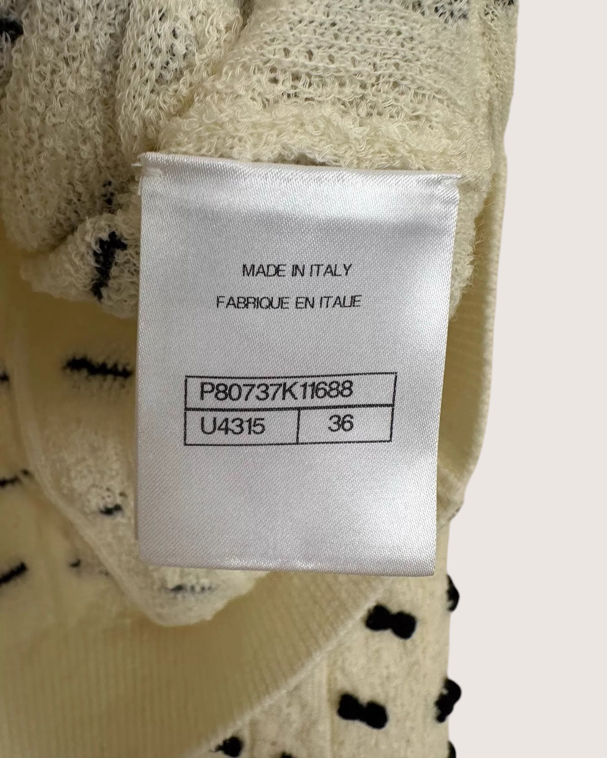 Chanel 25K Bow Sweater