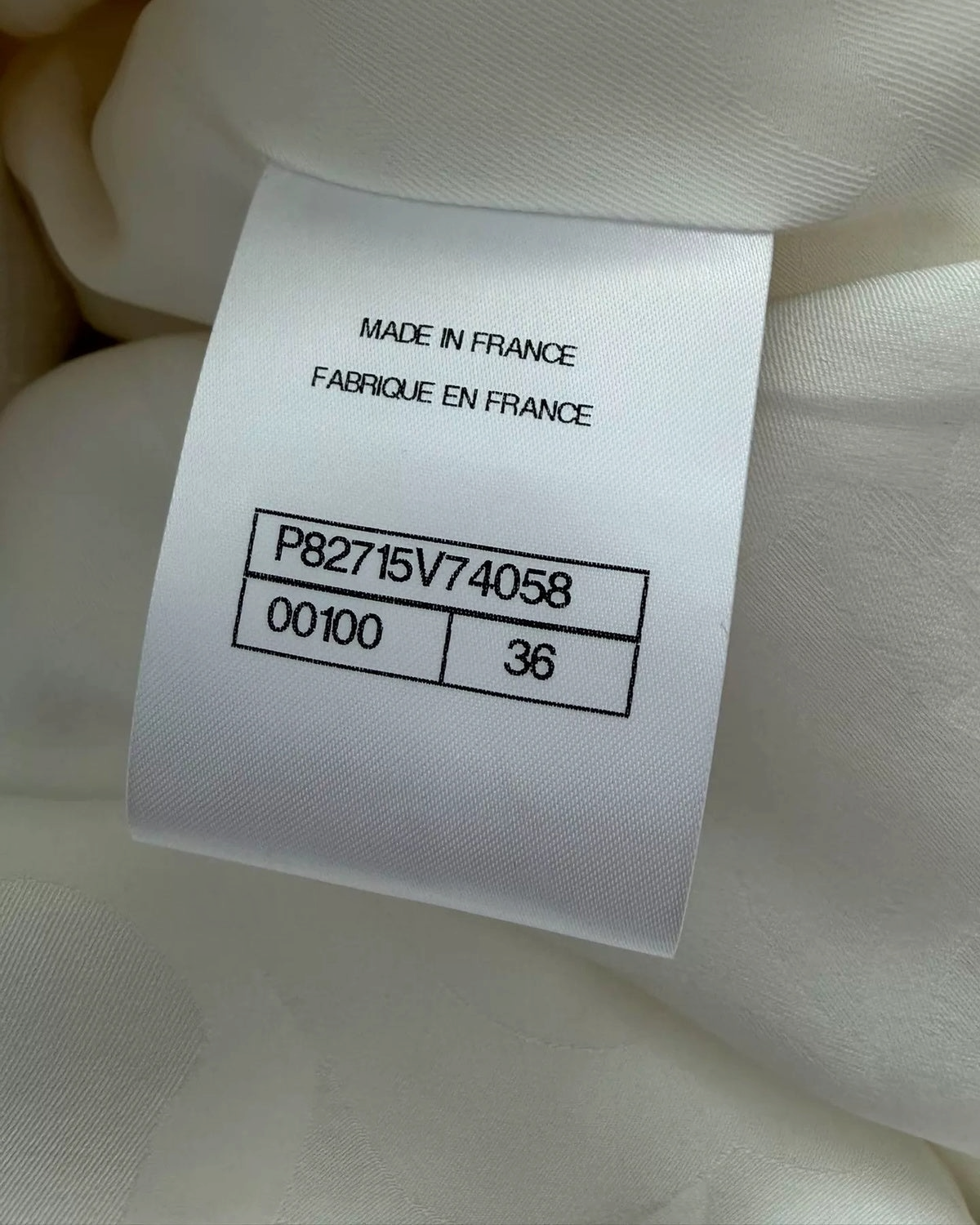 Chanel 26A Tweed Braid-Trim Jacket White FR 36