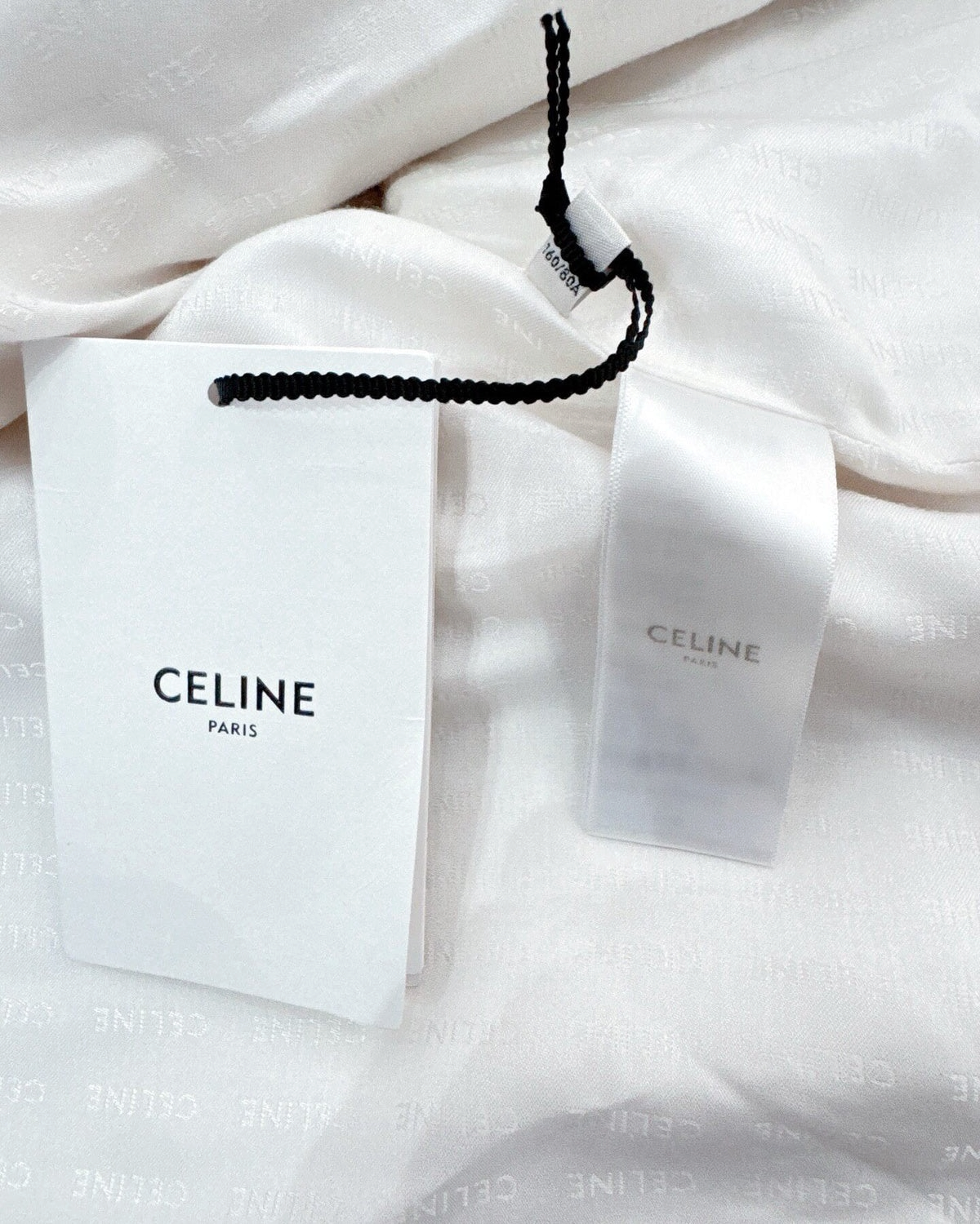 Celine Tweed Braided-Trim Jacket Beige/Ecru FR 36