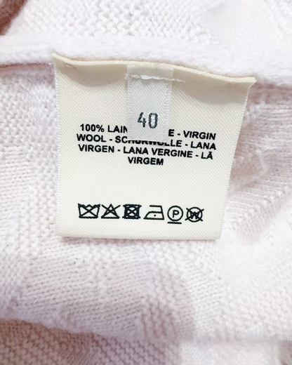 Hermès Wool Logo Sweater Pink FR 40