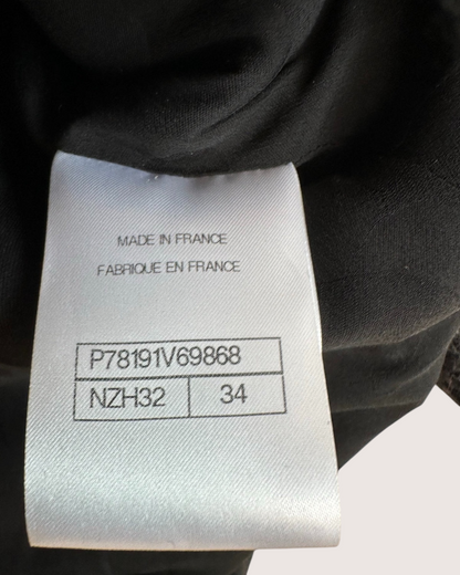Chanel 24K Four-Pocket Tweed Jacket Grey FR 34