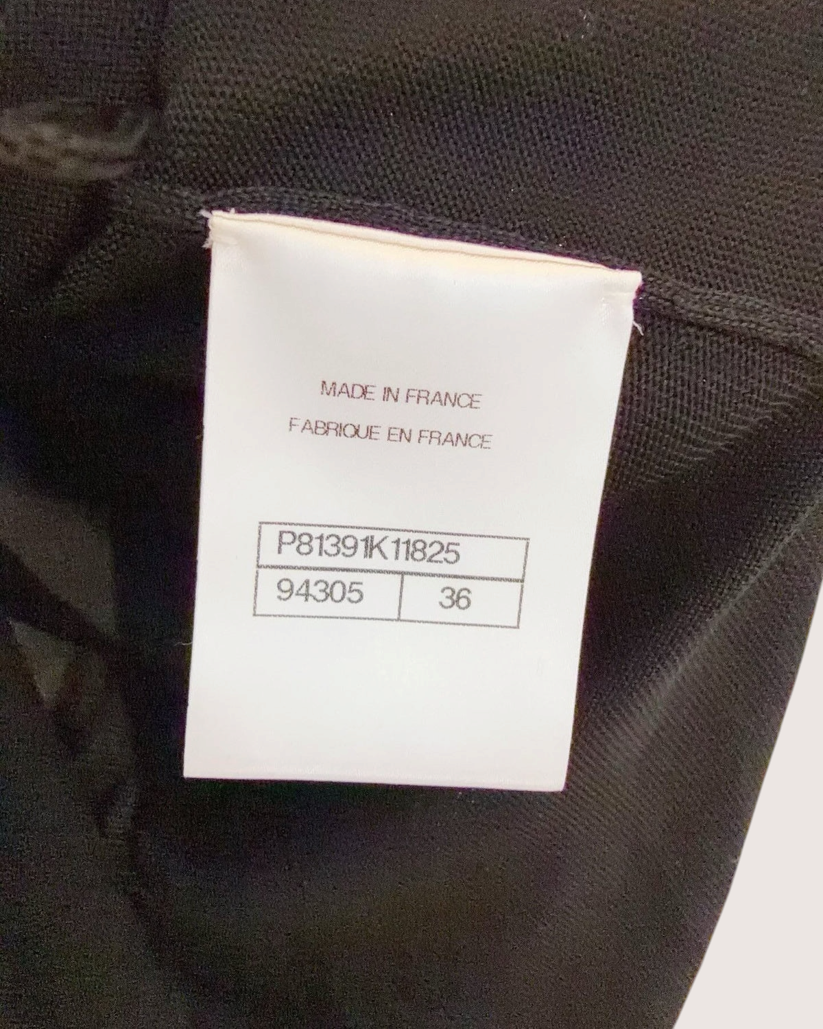Chanel 26P CC-Strap Mesh Mid-Length Dress Black FR 36