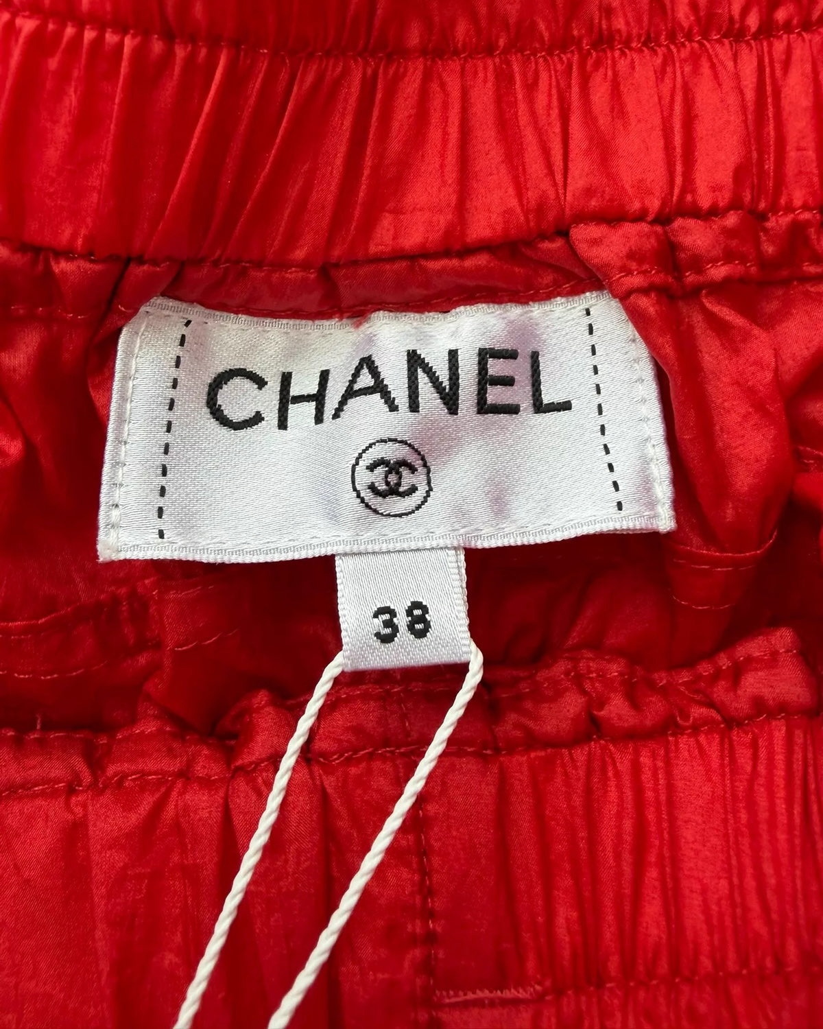 Chanel 26M Coco Beach Shorts Red, White FR 38