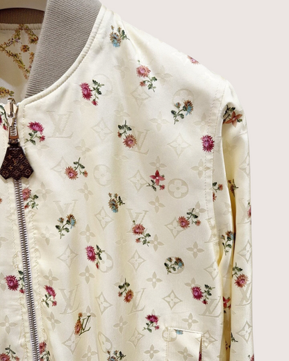 Louis Vuitton Reversible Monogram Jacket Beige/Ecru, Gold, Multicolor FR 36