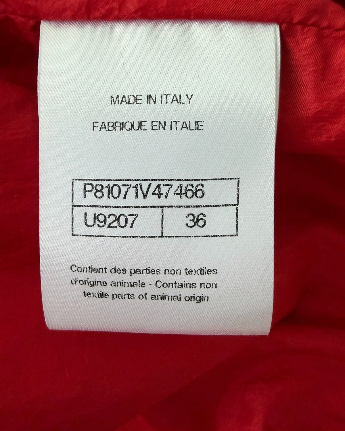 Chanel 26M Coco Beach Hooded Vest Red, Beige/Ecru FR 36