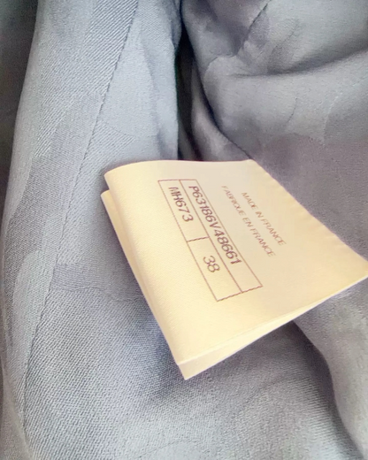 Chanel 20P Tweed Jacket Blue, Grey FR 38