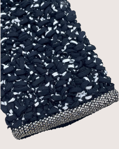 Chanel 25P Crystal-Trim Tweed Jacket