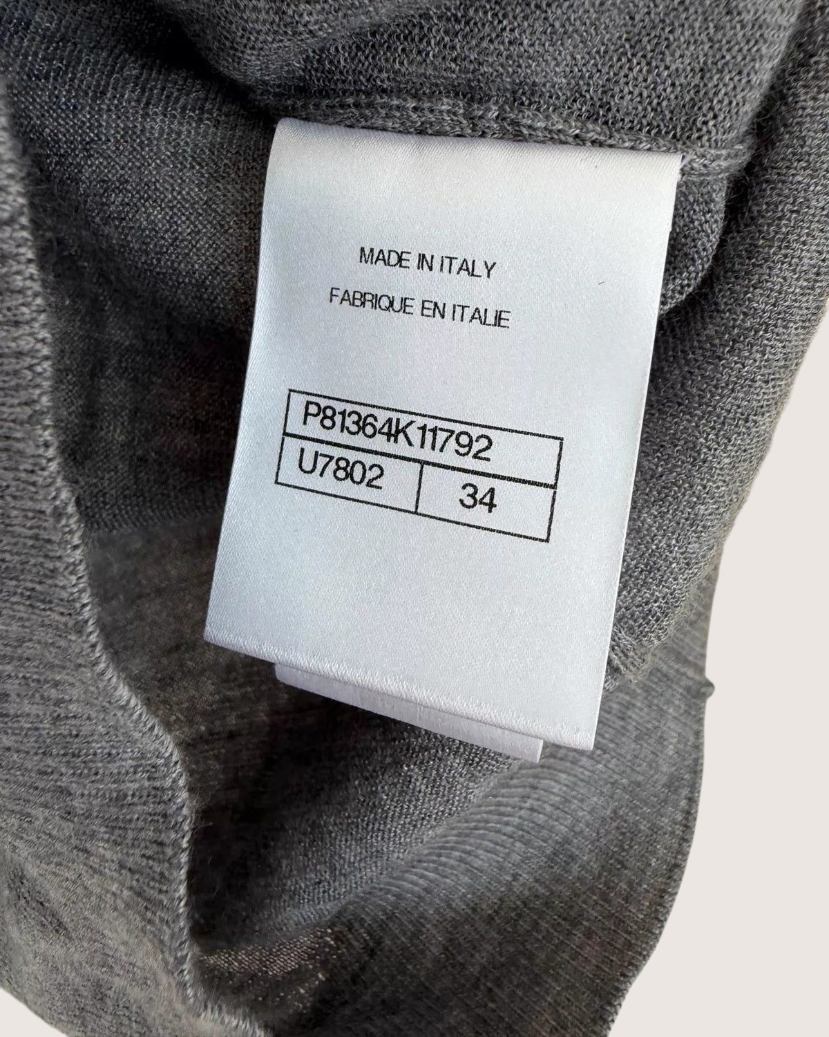 Chanel 26P Cashmere T-Shirt