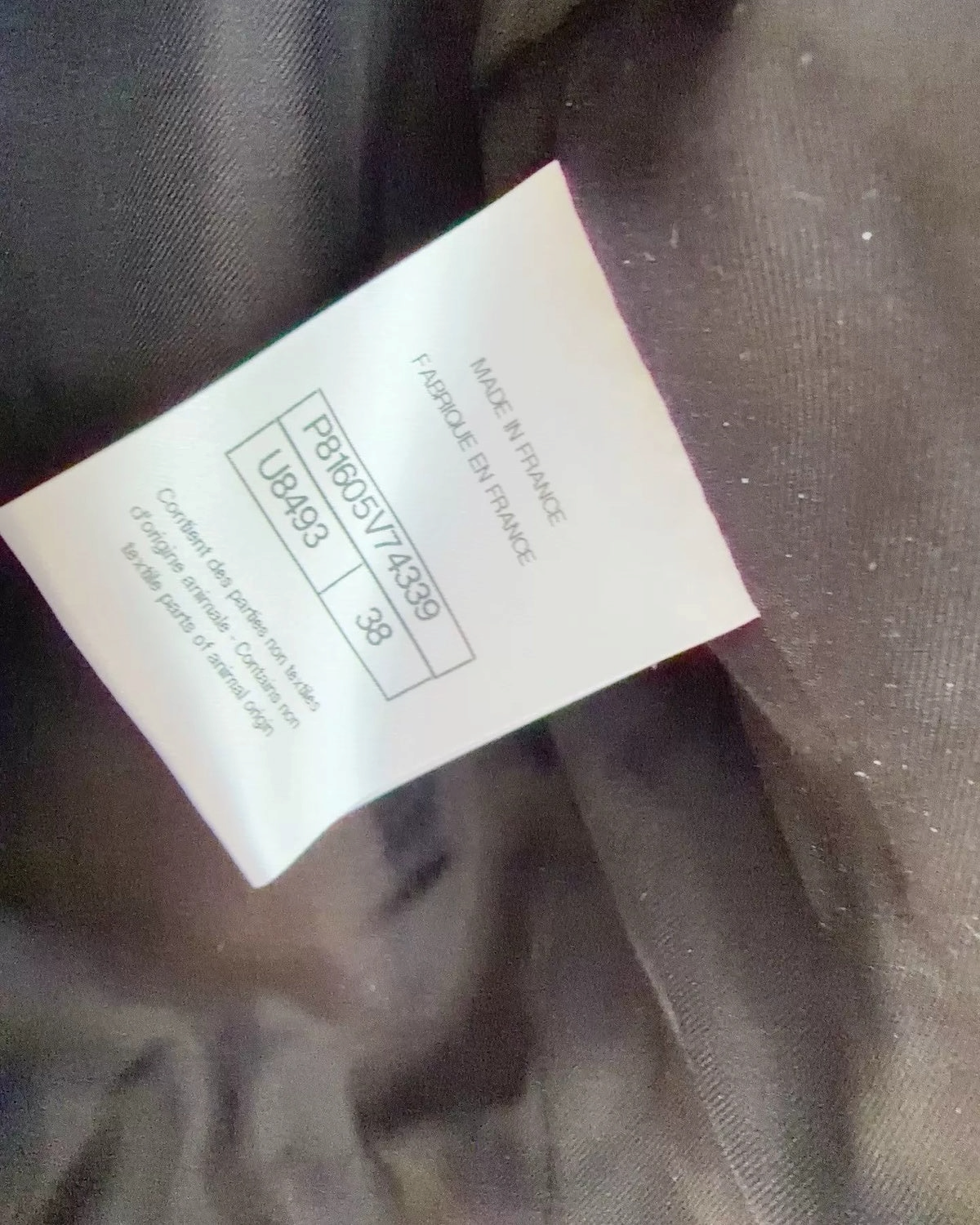 Chanel 26S Tweed Jacket Green, Blue, Multicolor FR 38