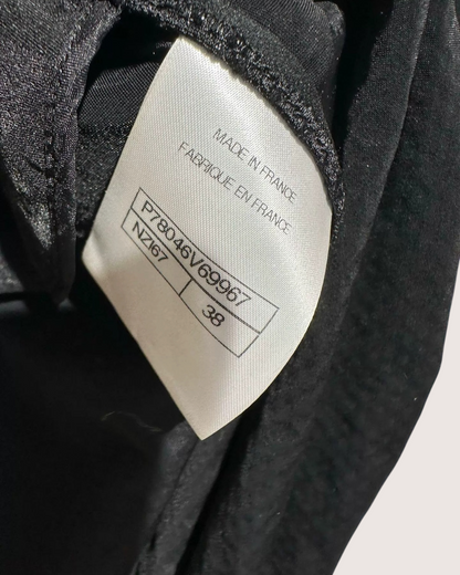 Chanel 24B Maxi Skirt Black FR 38