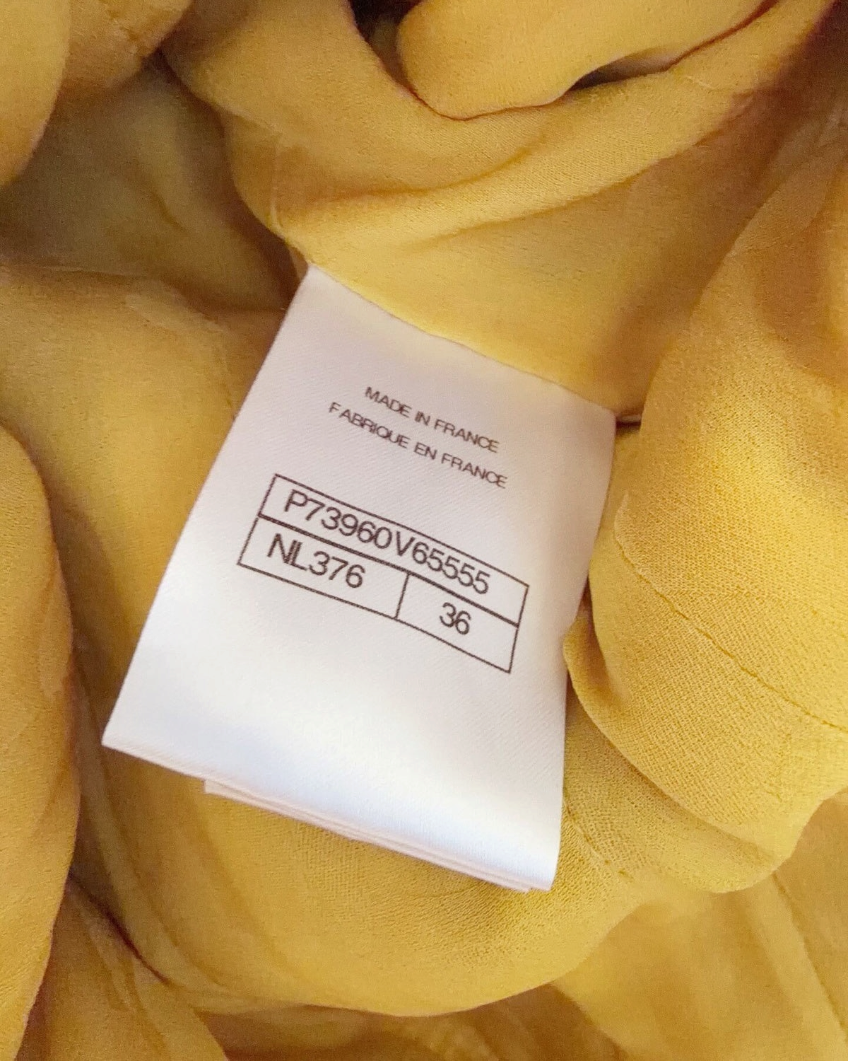 Chanel 23C Tweed Jacket Yellow, Gold FR 36