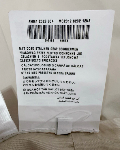 Miu Miu Belted Mini Skirt Beige/Ecru FR 36