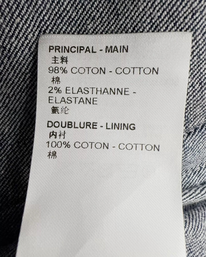 Louis Vuitton Denim Jacket Blue FR 36