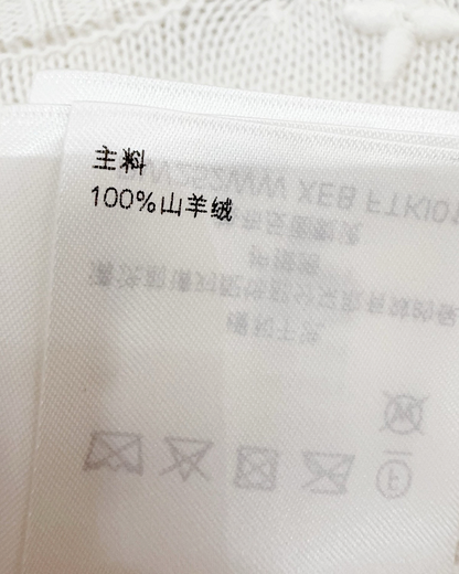 Louis Vuitton Monogram Sweater White FR 34