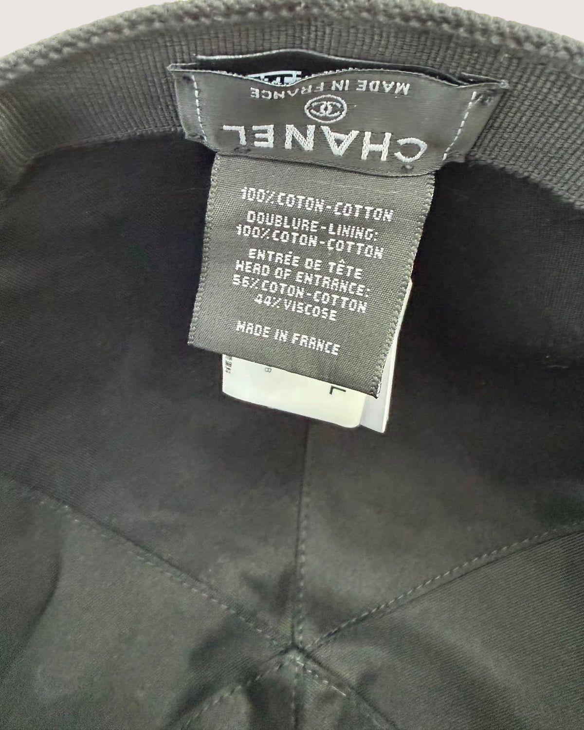 Chanel 25P CC Logo Hat Black One Size