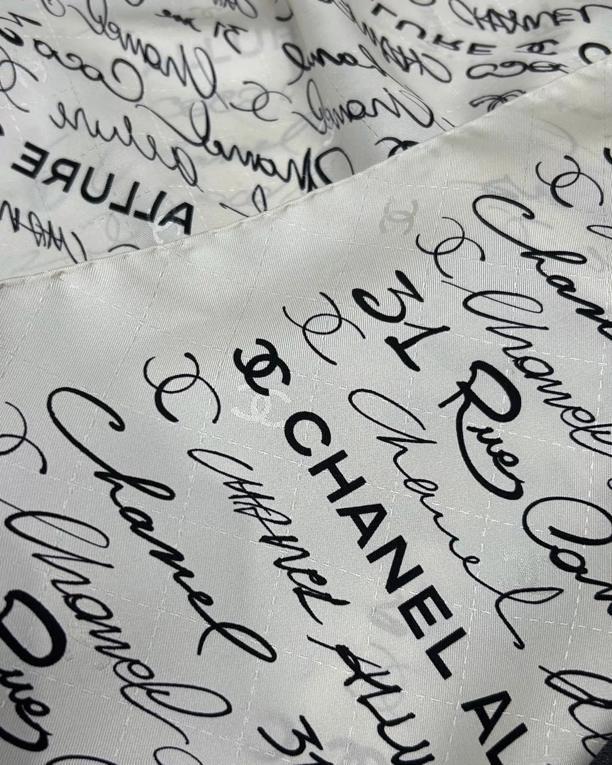 Chanel 23S Monogram Logo Silk Scarf - view 6