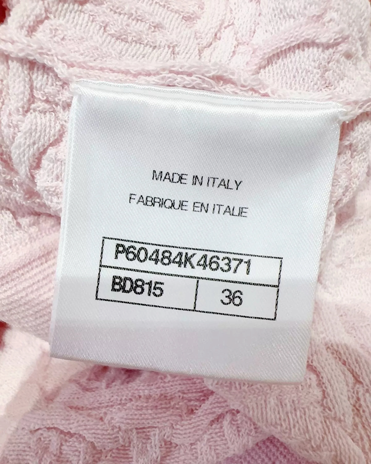 Chanel 19P Jacquard Cardigan Pink FR 36
