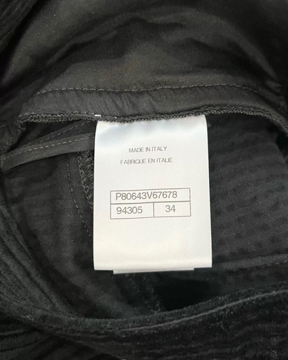 Chanel 25K Wide-Leg Trousers Black FR 34