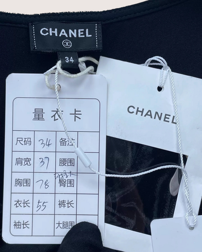 Chanel 25K Bow Top Black FR 34
