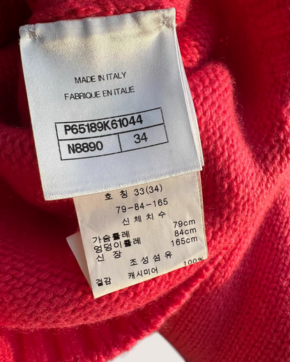 Chanel Logo Knit Cashmere Sweater - view 6