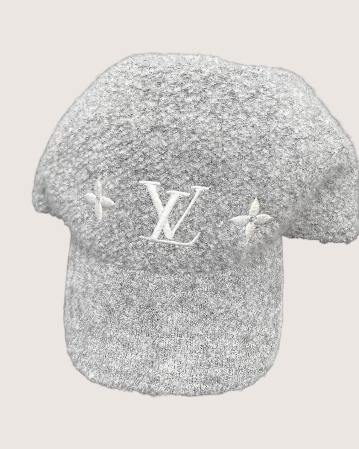 Louis Vuitton Woolgram Logo Cap Grey ["One Size"]
