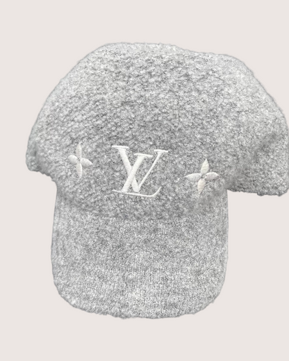 Louis Vuitton Woolgram Logo Cap Grey ["One Size"]