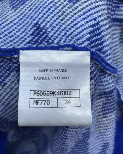 Chanel 19C Hoodie Blue, White FR 34