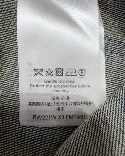 Louis Vuitton Logo-Embossed Denim Shorts Blue FR 38