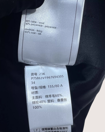 Chanel 23K Four-Pocket Tweed Jacket