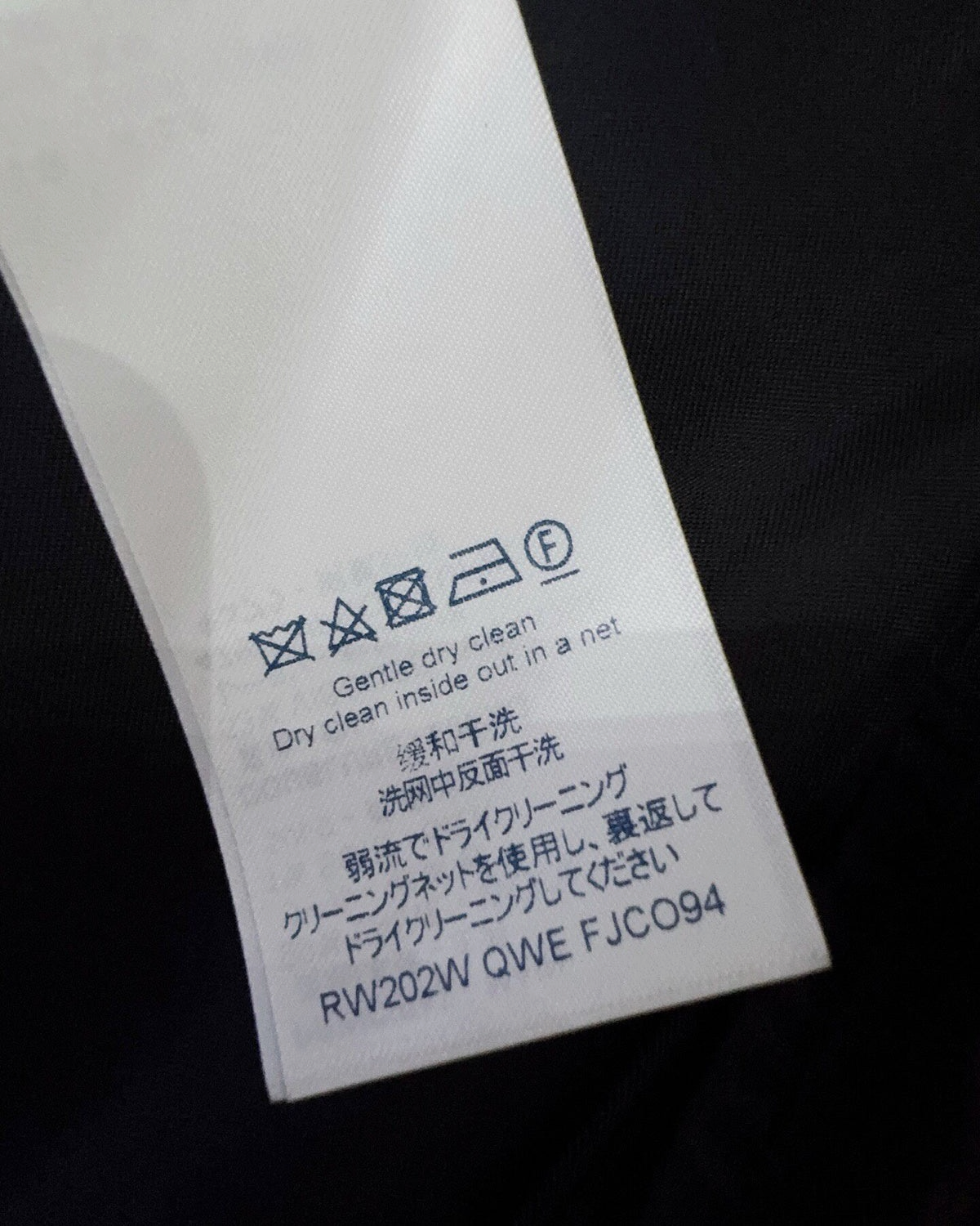 Louis Vuitton Wool Cape Coat Navy FR 36