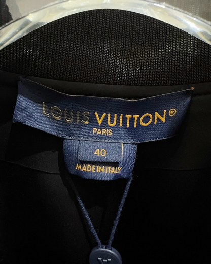 Louis Vuitton Monogram Track Jacket Black, White FR 40