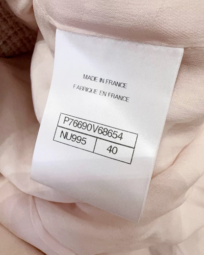 Chanel 24P Tweed Jacket - Beige/Ecru, White, view 6