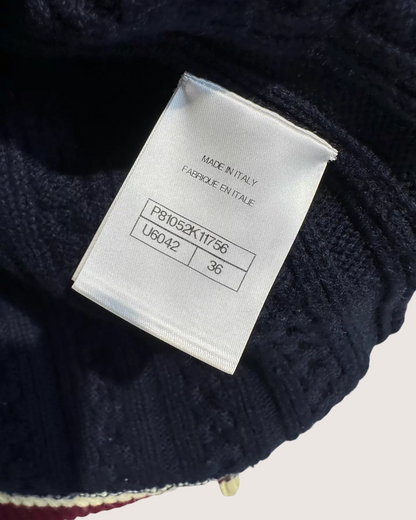 Chanel 26C Floral Patch Cashmere Cardigan