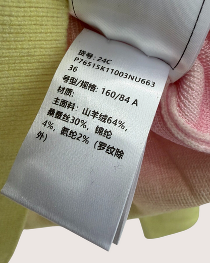 Chanel 24C Gradient Sweater Pink, Yellow FR 36