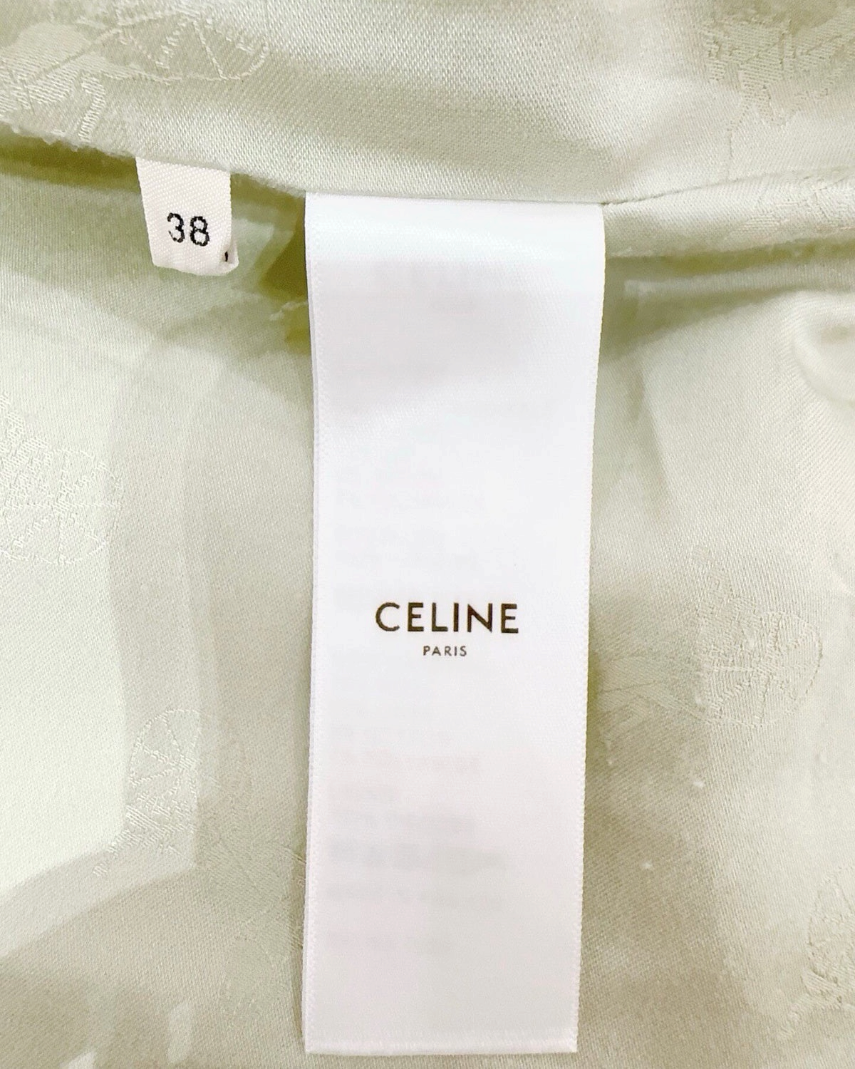 Celine Cropped Double-Breasted Tweed Jacket Grey FR 38