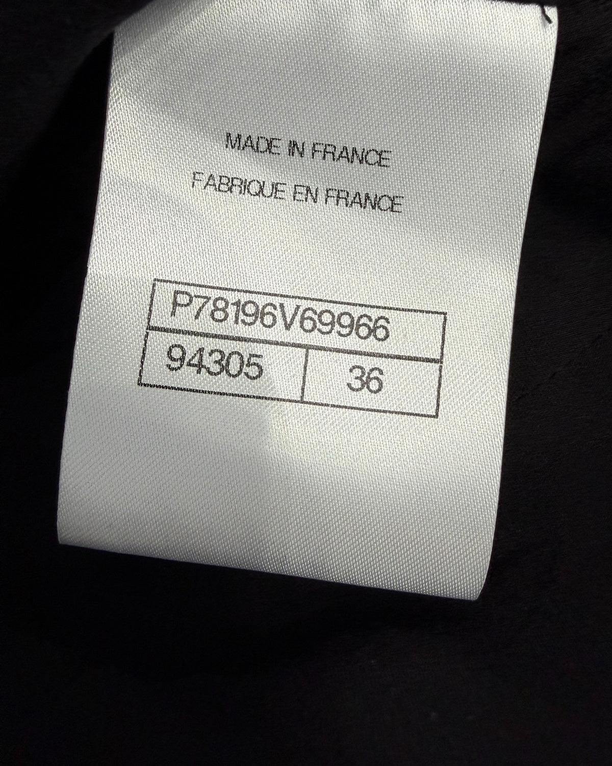Chanel 24K Tweed Naval-Collar Jacket Black FR 36